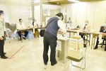 岡山県知事選 期日前投票始まる　使い捨て鉛筆などコロナ対策も