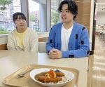 美作産もち麦カレー 大阪経済大に　児童らレシピ考案 １７日まで提供
