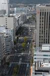 岡山市中心部の交通量４割減　緊急事態宣言後、外出自粛広がる