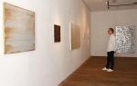 静かな時間の流れ 平面作品で表現　玉野、美術家山田さんが新作個展