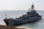 クリミアでロシア大型揚陸艦爆破　ウクライナ、巡航ミサイルで攻撃