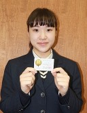 県内高校生唯一の秘書検定準１級　津山商３年の川上遥さんが合格