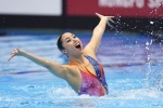 ＡＳ乾が２大会連続「金」　世界水泳、女子ソロ