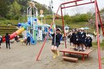美咲町 中央児童公園を再整備　複合遊具やロープなど６基新設