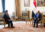 エジプト、日本からの投資に期待　林外相、シシ大統領を表敬訪問