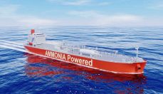 アンモニア燃料船 ２６年完成目標
