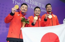 空手男子で日本が金、ＡＳは銀　金メダル５２個に減少