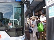 運賃無料デー 公共交通の利用倍増　岡山市９月以降 通常の日曜と比べ