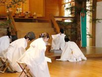 子どもの健康とコロナの終息祈る　黒住教本部で神事