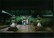 神社仏閣写真コン 吉田さん最優秀　梅雨の吉備津神社で撮影