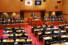 当初予算案など７１議案を可決　岡山県議会が閉会