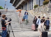 映画「文太がゆく」津山でロケ　市民も出演、１０月上映