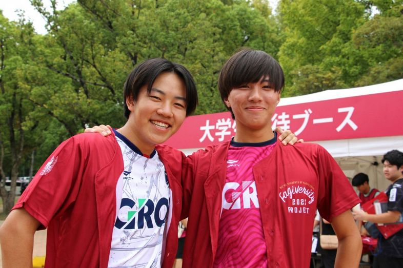 山本雄大さん（左）、田中明宏さん（右）