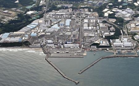 　東京電力福島第１原発＝２０２３年１０月