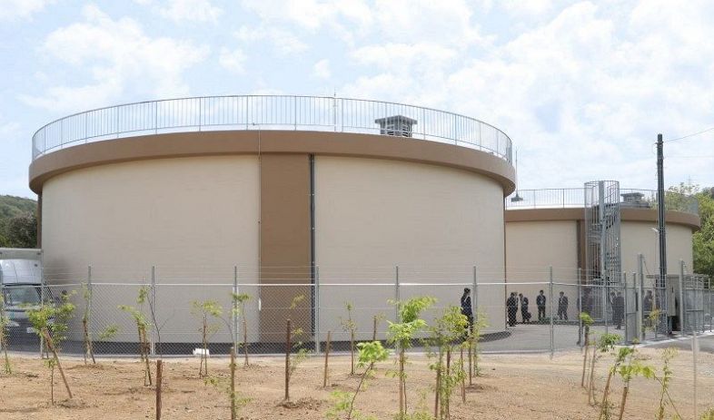 貯水施設「瀬戸調整池」が完成　岡山市整備 大地震備え耐震性向上