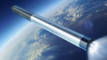 　エア・ウォーターが製造した液化バイオメタンの搭載を予定する、インターステラテクノロジズのロケット「ＺＥＲＯ」のイメージ（インターステラテクノロジズ提供）