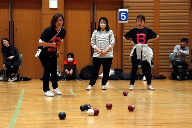 １６チーム出場、ボッチャ楽しむ　岡山県民パラスポーツ大会