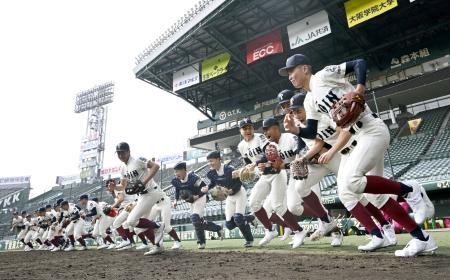 大阪桐蔭、広陵など１６校が調整　甲子園練習最終日