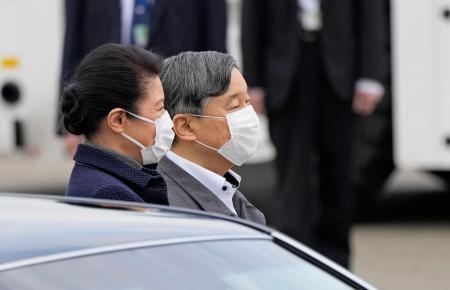 両陛下、石川県の被災地を再訪　機材トラブルで１時間遅れ
