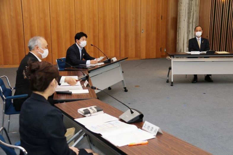教育施策 岡山市と緊密な連携確認　県総合会議、大森市長が初出席
