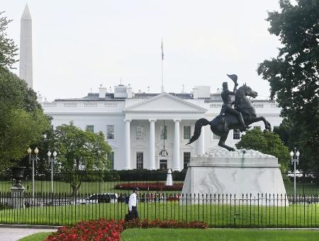 　米ワシントンのホワイトハウス