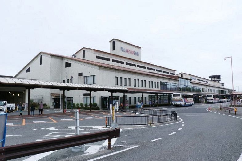 来年３月に開港３５周年を迎える岡山桃太郎空港