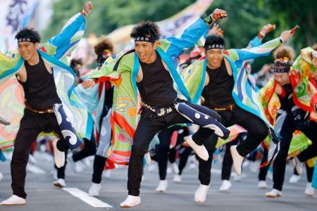 ＹＯＳＡＫＯＩ祭り閉幕、札幌　マスクせず２万４千人が演舞