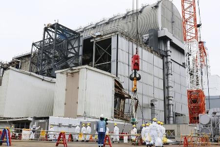 　東京電力福島第１原発３号機＝２０２２年６月（原子力規制委提供）