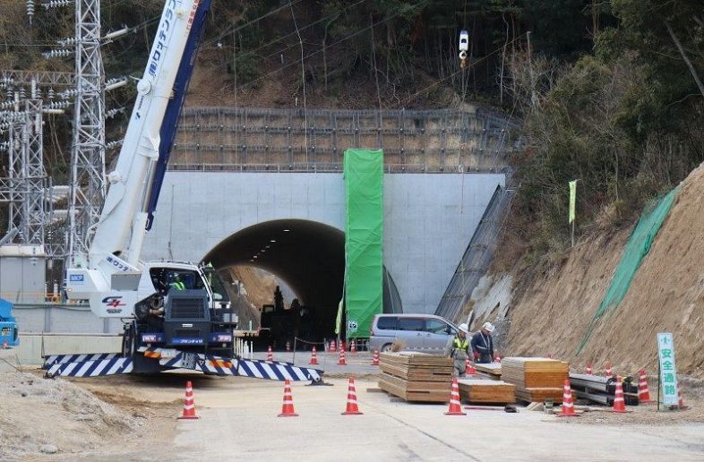 国道４３０号玉トンネル開通延期　岡山県、工程追加で最長５カ月