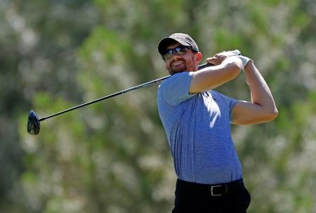 　米男子ゴルフのバラクーダ選手権で首位に立ったパトリック・ロジャーズ＝２２日、カリフォルニア州トラッキー（ゲッティ＝共同）