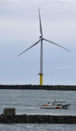 　洋上風力発電設備の風車