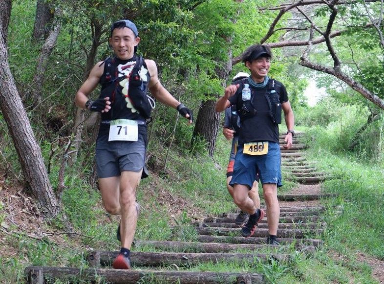 自然豊かな難コース ５８３人疾走　那岐山系舞台にトレイルラン