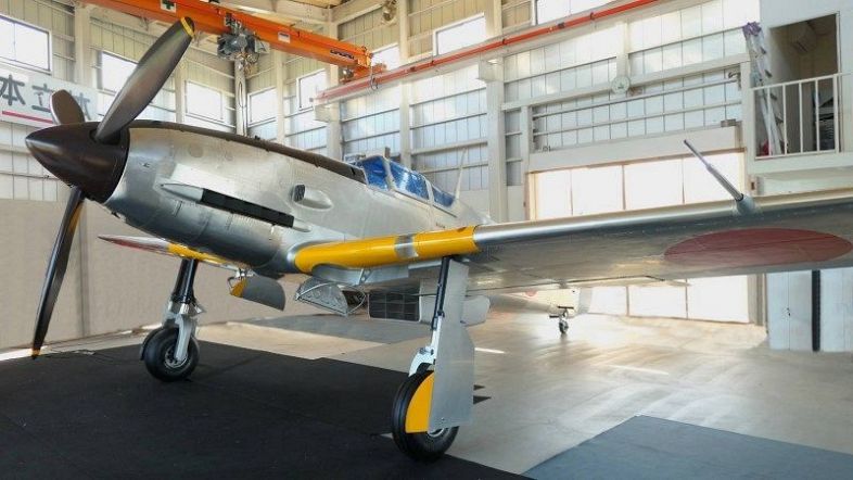 戦闘機「飛燕」実物大で再現　倉敷の企業、４月に県内で披露
