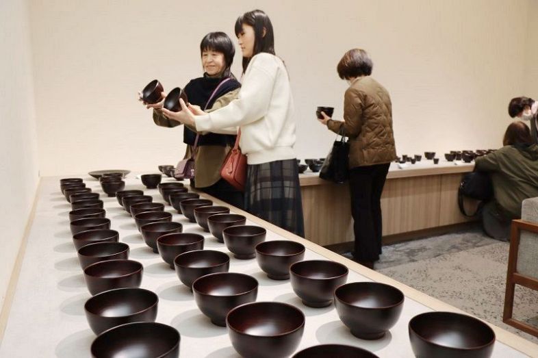 蒜山 郷原漆器 お椀2客 まとめ売り 岡山県郷土伝統的工芸品 天然木漆塗り