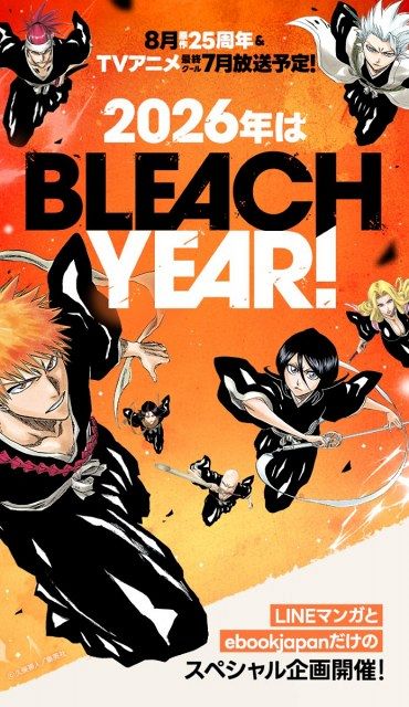 漫画『BLEACH』コミックス全74巻無料公開 期間は1月1日～7日まで：山陽