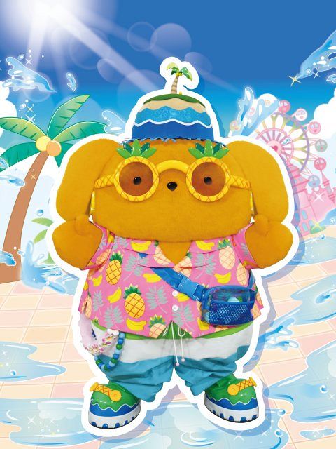 ハーモニーランドに“日焼け”サンリオキャラクターズが登場 夏イベント