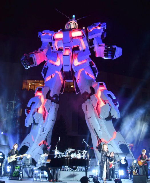 お台場「実物大ユニコーンガンダム立像」8月末で展示終了へ：山陽新聞
