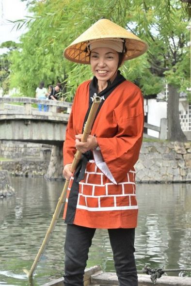 倉敷川の川舟流し 初の女性船頭 高瀬さん「心を配りおもてなし 倉敷川の川舟流し 初の女性船頭 高瀬さん「心を配りおもてなし