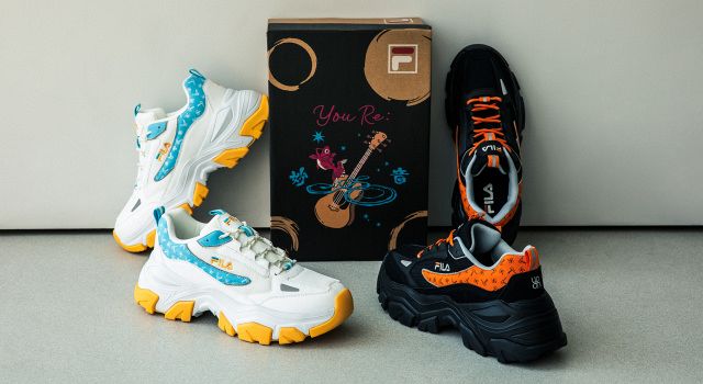 優里　FILA コラボ　スニーカー　ゆーりんち 優里×FILAコラボスニーカー第2弾が登場 完全オリジナルカラー