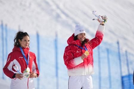 スイスのグレモーが2連覇 フリースタイルスキー・9日：山陽新聞