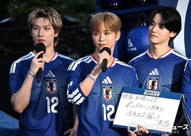 JI BLUE・後藤威尊、ふんどし姿で日本代表戦の観戦予告 金城碧海は勝負