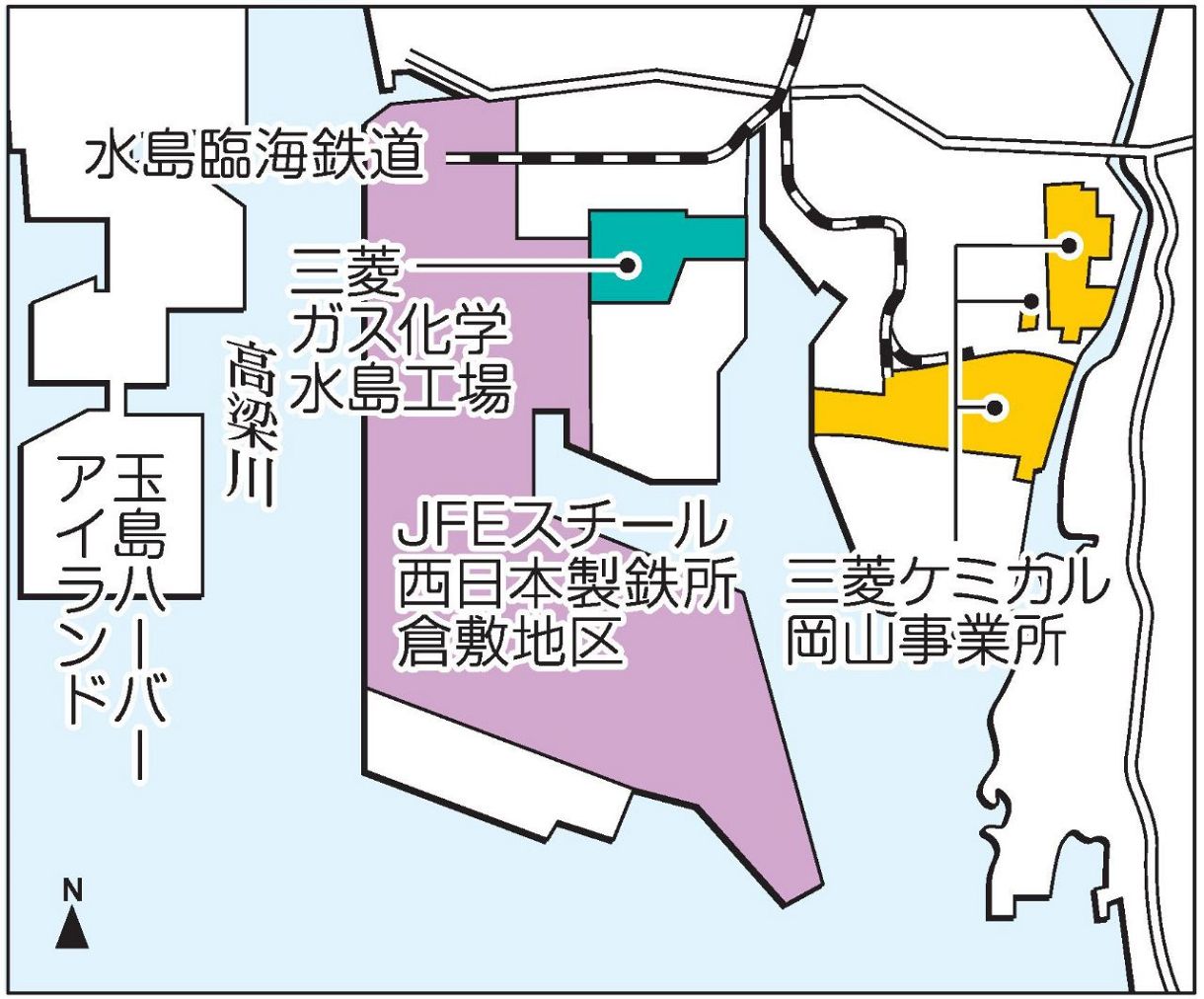 製鉄の副生ガスからプラ原料 水島3社、脱炭素化へ実証実験