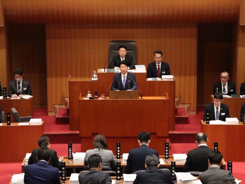 岡山拠点とした広域周遊促進へ　万博見据え知事表明 県議会開会