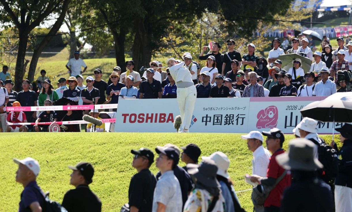 ６８人が決勝ラウンドへ 高木が首位守る 山陽新聞レディース杯ゴルフ第２日