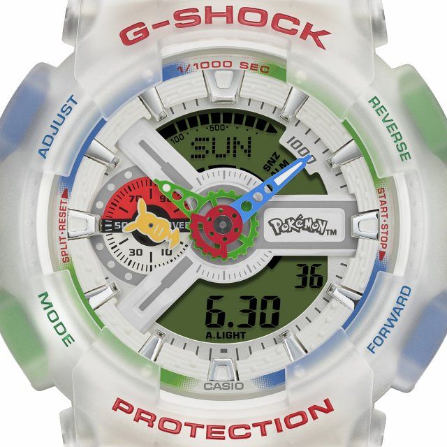 ポケモン 30周年記念バンド ひとつ G-SHOCK」ポケモンの30周年モデル予約受付スタート バンド全体に