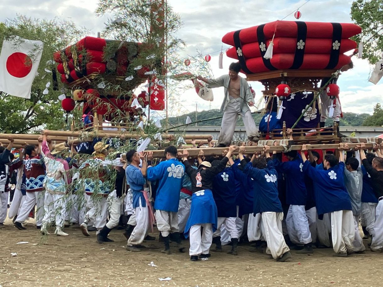 千歳楽やみこし 勇壮に練る 笠岡で神島天神祭：山陽新聞デジタル｜さんデジ