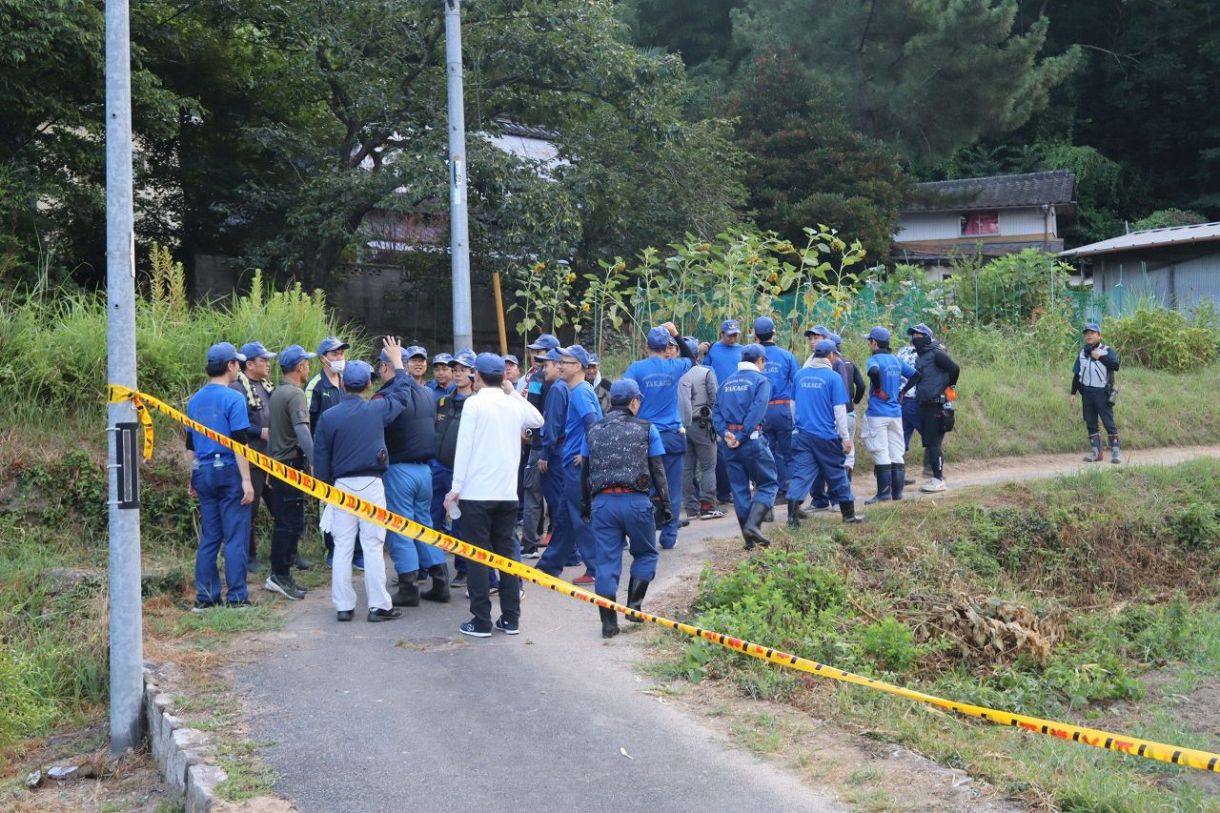 祖母宅近くで無事発見　矢掛で不明２歳男児