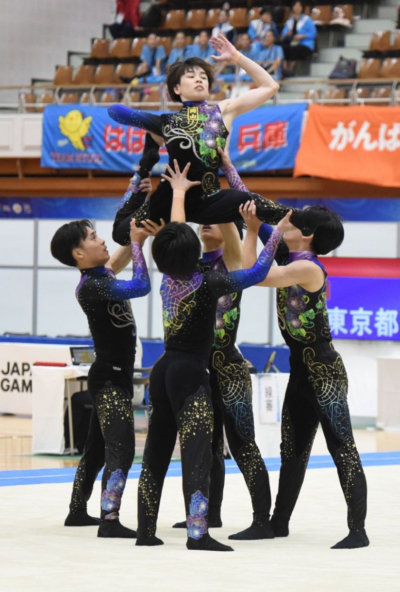 新体操少年男子総合の井原高は4位 青森国スポ：山陽新聞デジタル