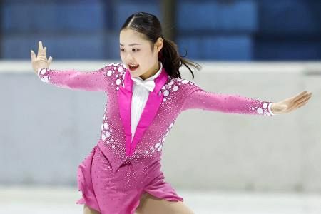 島田麻央、女子SP暫定首位 全国高校フィギュア：山陽新聞デジタル