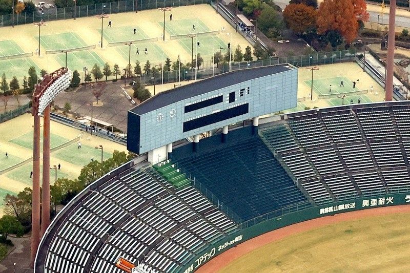 マスカットスタジアムに大型ビジョン整備　岡山県方針、プロ野球球宴見据え観戦環境向上